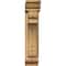 Ekena Millwork Olympic Traditional Rough Sawn Bracket w/ Offset Brace, Western Red Cedar, 6"W x 20"D x 28"H BKT0604X20X28OLY01RWR - alternate 2
